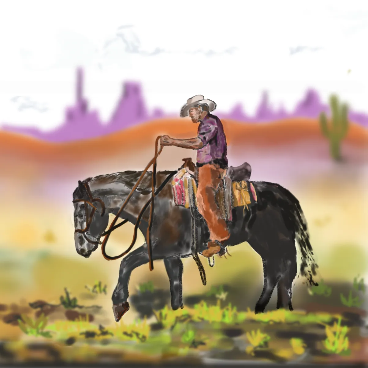 Cover artwork for Riding Through The Wild West